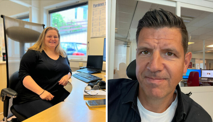 Kjellrun Åsebø (Fjordenes Tidende) og Dag Frøyen (Firdaposten) mener samarbeidsprosjektet kommer leserne til gode.