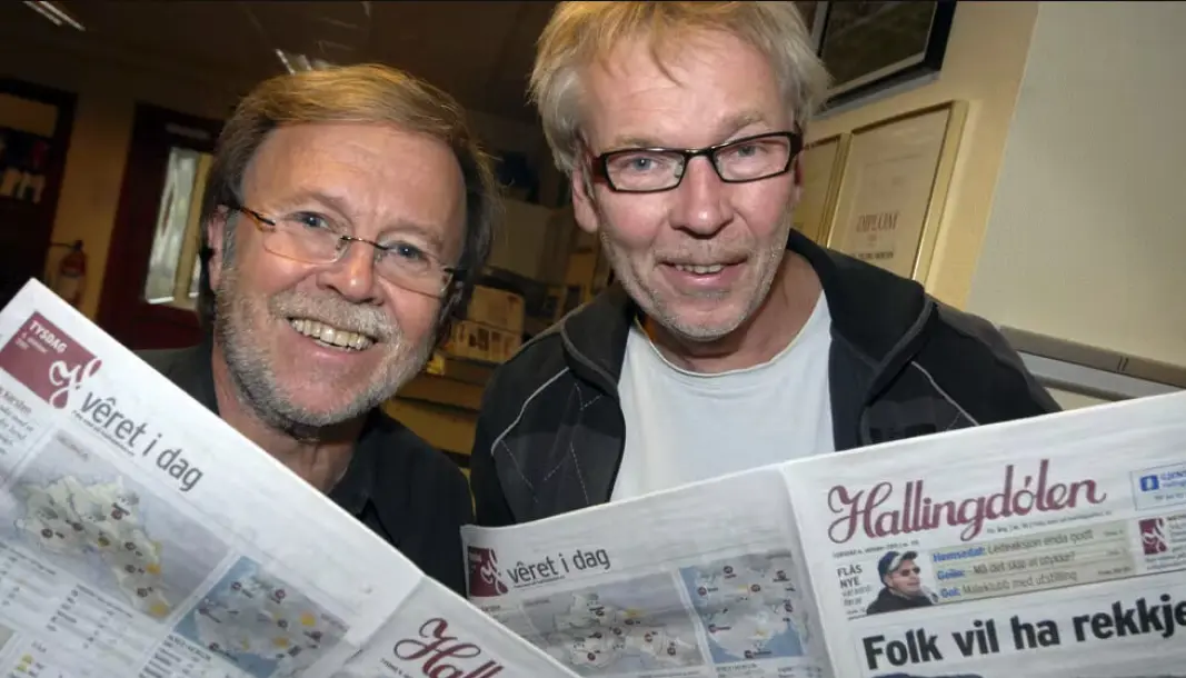 Kjell Vidar Bergo (t.v) gikk bort 16. juli. Bjarne Tormodsgard (t.h) har skrevet minneord om sin tidligere venn og kollega. Kjell Vidar Bergo (t.v) gikk bort 16. juli. Bjarne Tormodsgard (t.h) har skrevet minneord om sin tidligere venn og kollega.