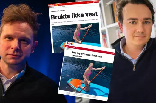 Oppgitt over HAs og Dagbladets saker om justis­ministerens ferie­bilder: – Nesten stalker-aktig
