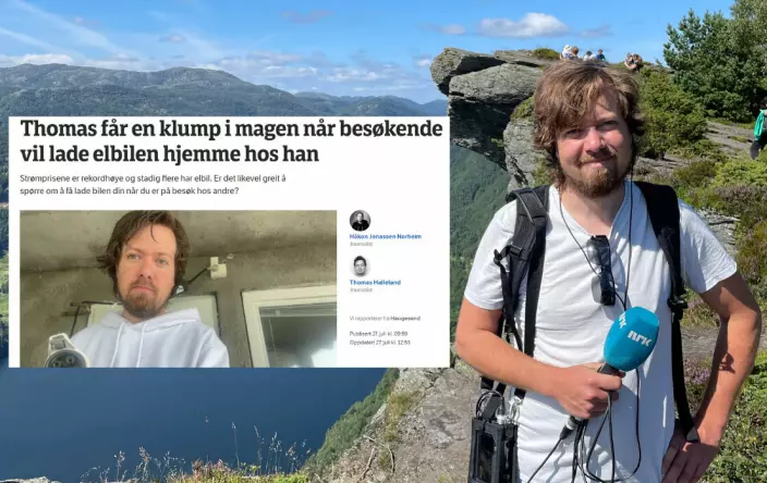 NRK-journalisten brukte seg selv som kilde i nyhetssak: – Av og til er det litt enklere enn å finne andre