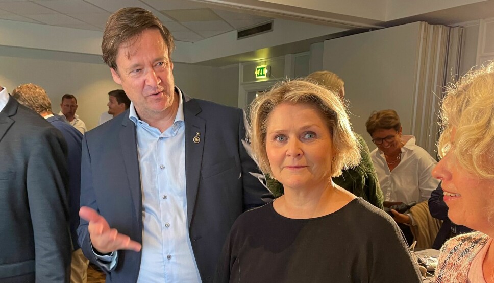 Advokat John Christian Elden og leder for etterforskning i Oslo-politiet, Grete Lien Metlid, deltok begge i tirsdagens debatt.