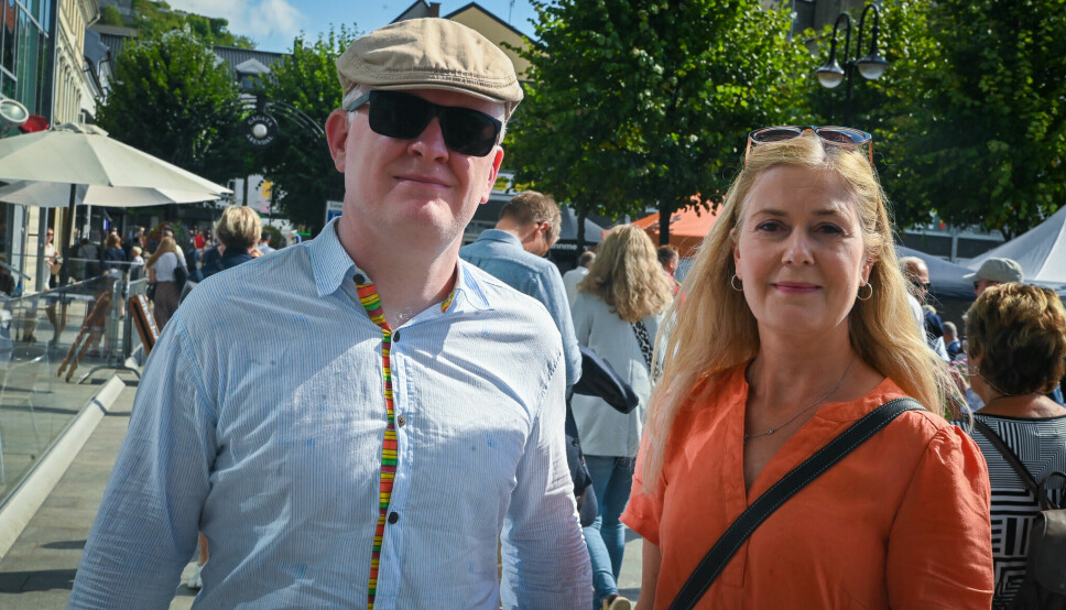 Leder og nestleder i Norsk Journalistlag, Dag Idar Trygestad og Hege Fagerheim