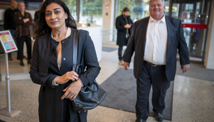 Shabana Rehman hedres med Ossietzkyprisen for 2022. Bildet er fra en annen anledning.