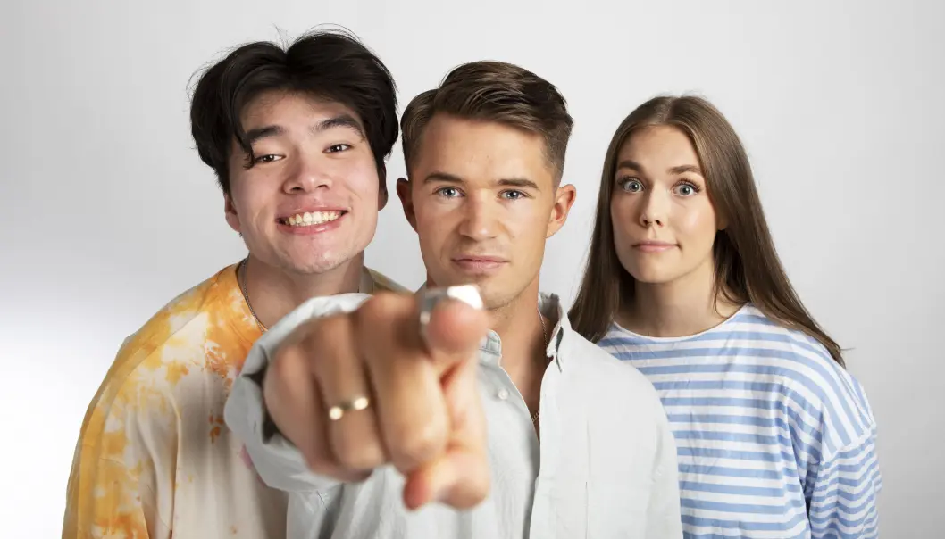 De nye profilene i FlippKlipp: Marcus Brakstad Sakseide (f.v.), Tonje Gilje og Martin Lilleberg. De nye profilene i FlippKlipp: Marcus Brakstad Sakseide (f.v.), Tonje Gilje og Martin Lilleberg.