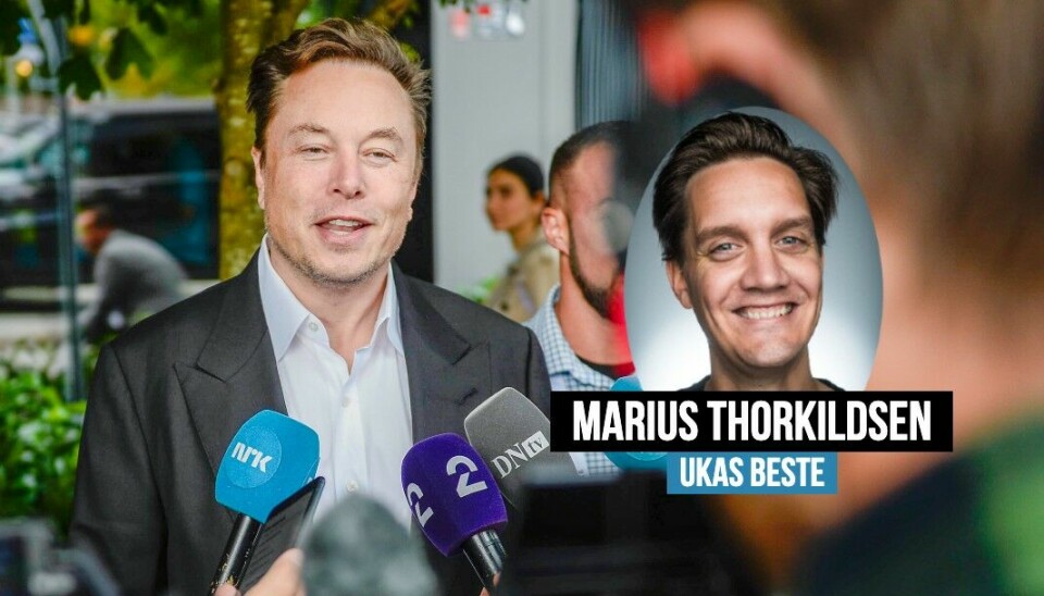 Tesla-gründer Elon Musks besøk i Stavanger fikk stor medieomtale.