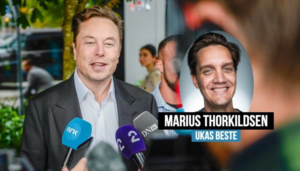 Tesla-gründer Elon Musks besøk i Stavanger fikk stor medieomtale. Tesla-gründer Elon Musks besøk i Stavanger fikk stor medieomtale.