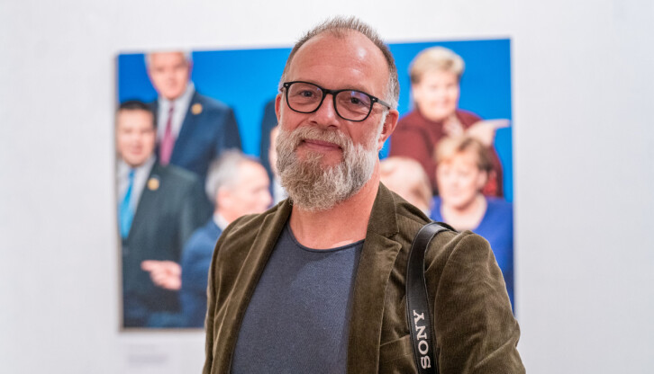 NTB-veteran Heiko Junge har fått flere av sine fotografier på utstillingen i Oslo.