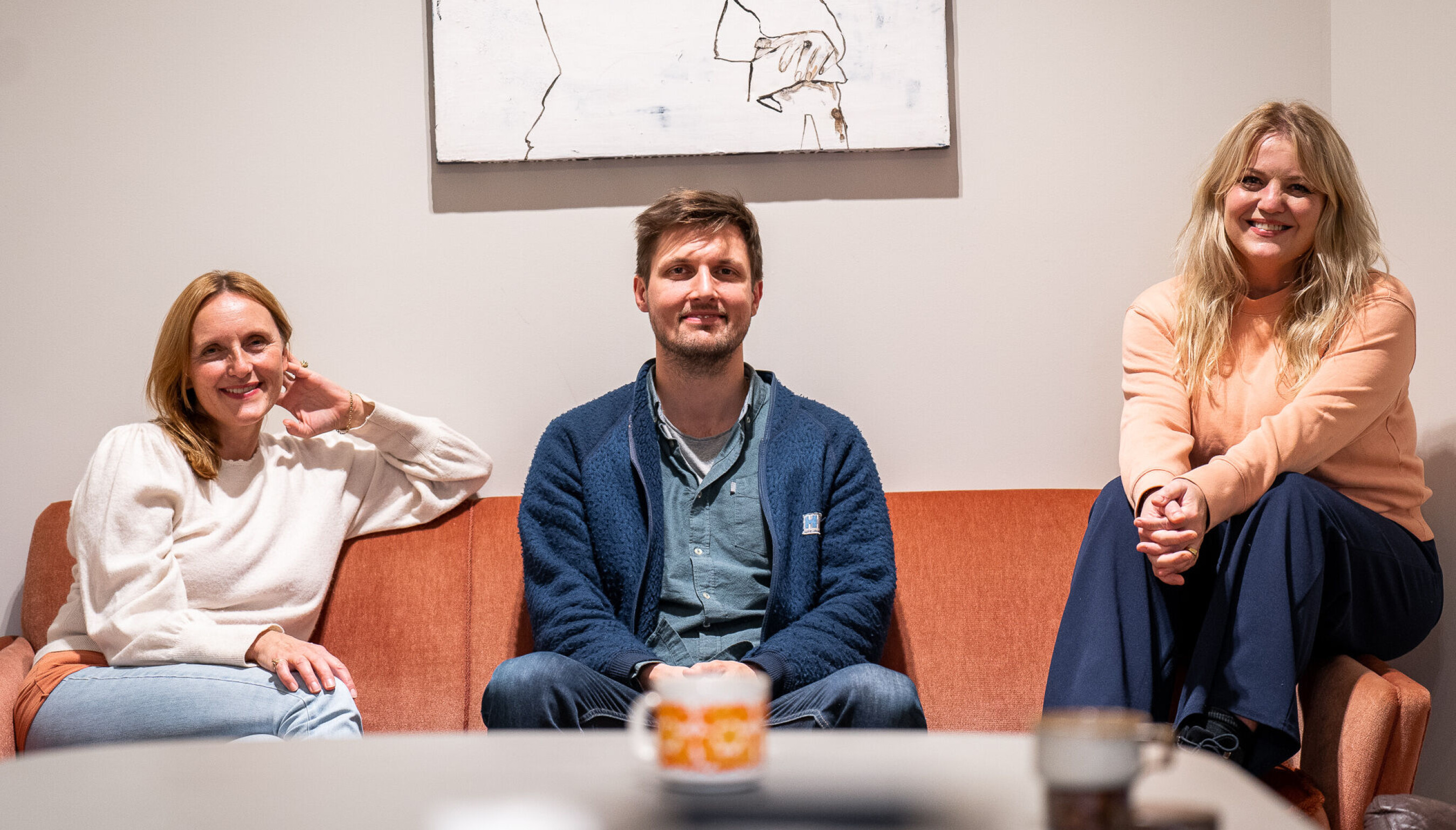Ansvarlig redaktør og partner, Kari Hesthamar, journalist og partner, Sindre Leganger og daglig leder og partner, Ellen Wisløff i Svarttrost.