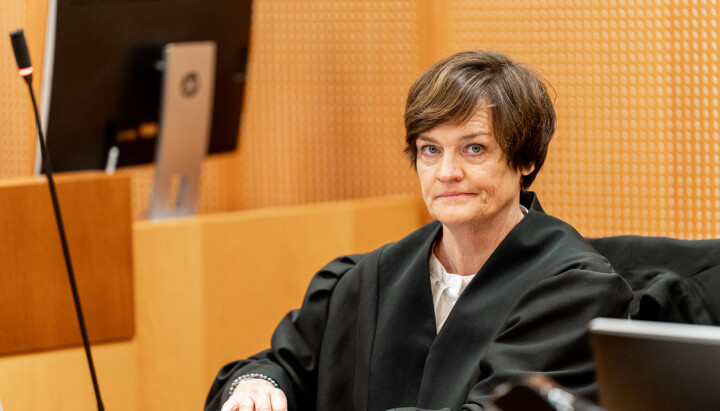 Forsvarer Mette Yvonne Larsen i retten torsdag.