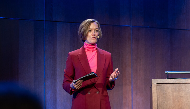 Anette Trettebergstuen åpnet tirsdagens konferanse på Nasjonalmuseet.