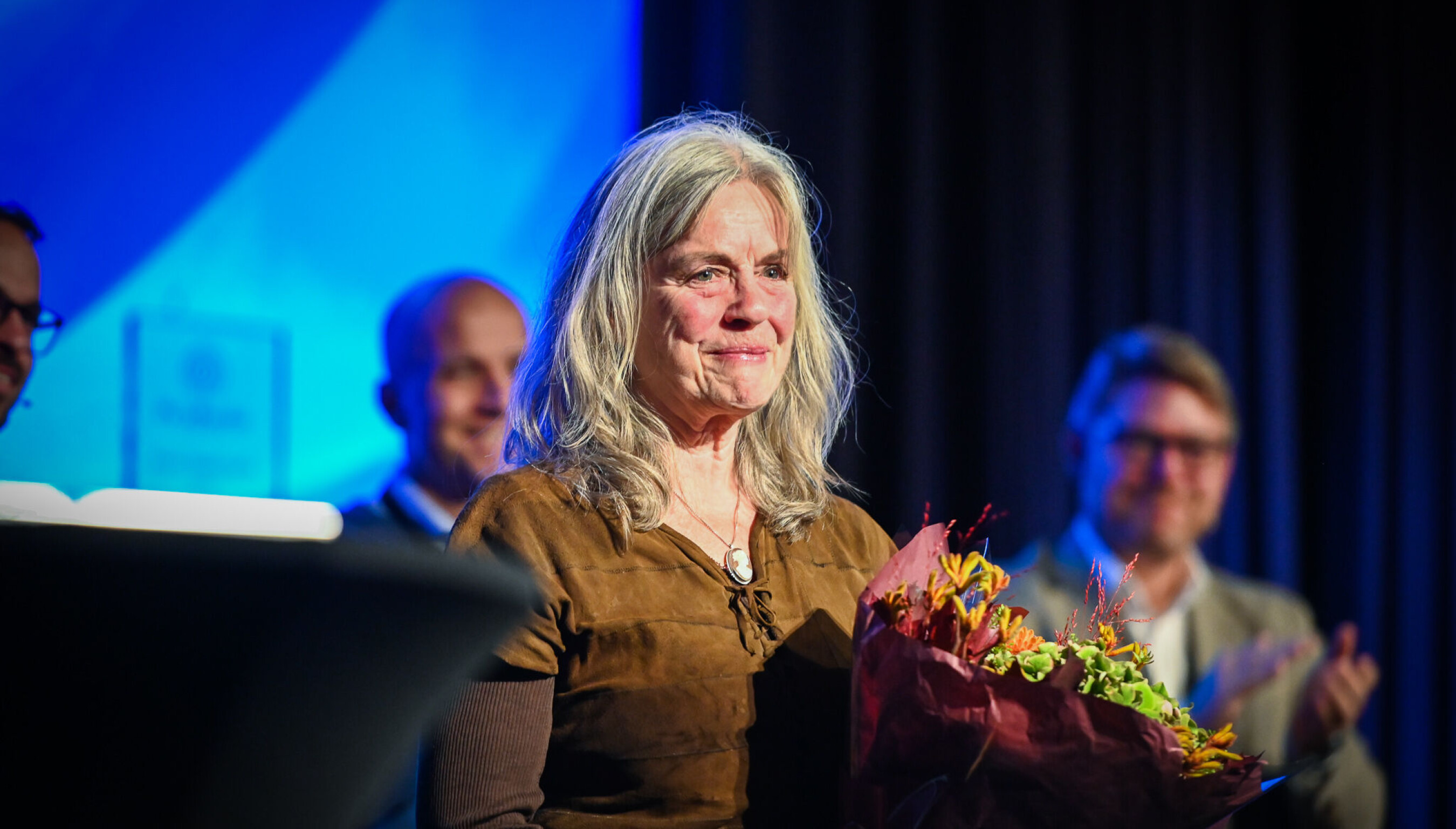 Berit Hedemann mottok hederprisen under Radiodager torsdag.