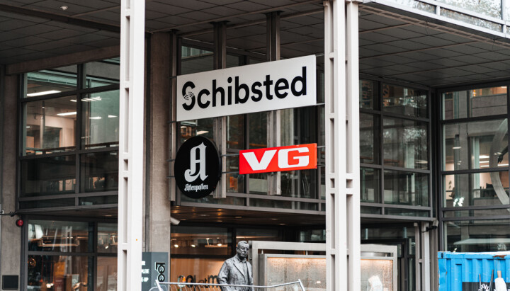 Illustrasjonsbilde av Schibsted-bygget i Akersgata 55 i Oslo sentrum.