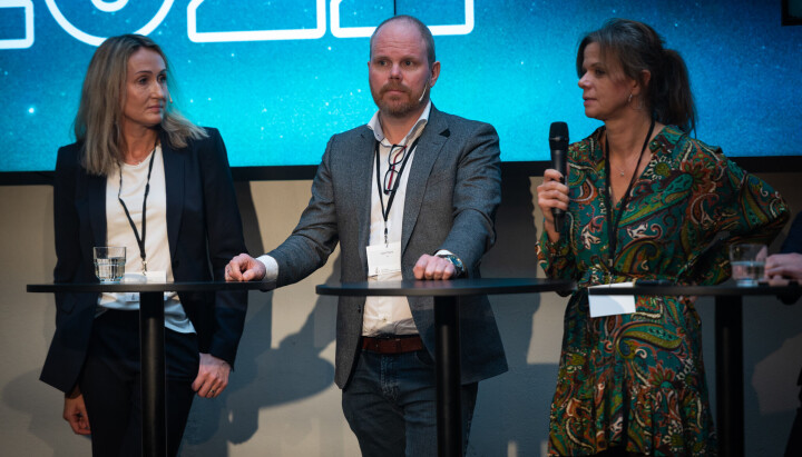 Sjefredaktør i Adresseavisen, Kirsti Husby, sjefredaktør i VG, Gard Steiro, og sjefredaktør i Tidsskrift for Norsk psykologforening Katharine Cecilie