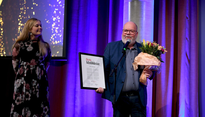 Ståle Winterkjær fikk prisen for årets klubbleder i NJ.