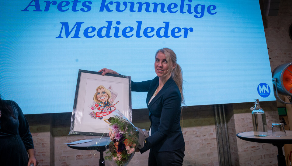 Alexandra Beverfjord ble kåret til årets kvinnelige medieleder Alexandra Beverfjord ble kåret til årets kvinnelige medieleder