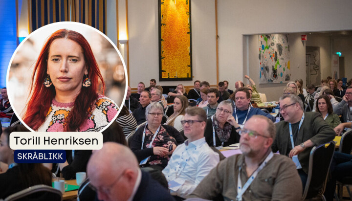 Journalist i Medier24, Torill Henriksen, tar et oppgjør med årets journalistkonferanser. Her fra LLAs landsmøte i Ålesund i mars.