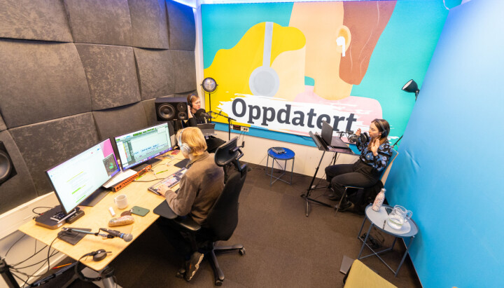 En episode spilles inn av NRK Oppdatert.