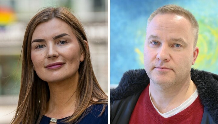 Maria Zähler (t.v) har de siste månedene vært midlertidig redaktør i Resett. Hun tok over redaktørrollen etter Helge Lurås.
