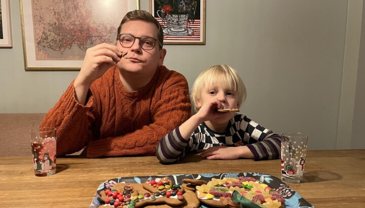 – I jula tar jeg fri, spiser pepperkaker og aktiviserer barn, sier nyhetssjef i Journalisten, Nils Martin Silvola.