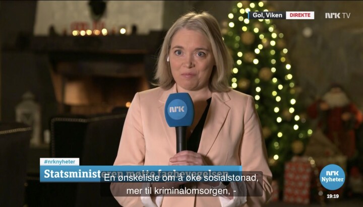 NRKs politiske kommentator, Tone Sofie Aglen