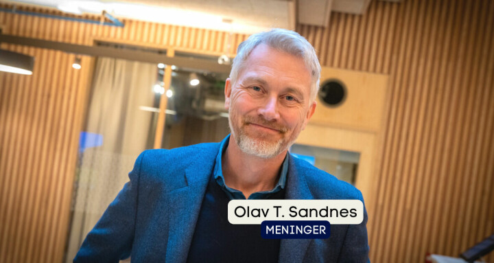 Olav T. Sandnes, sjefredaktør og administrerende direktør i TV2