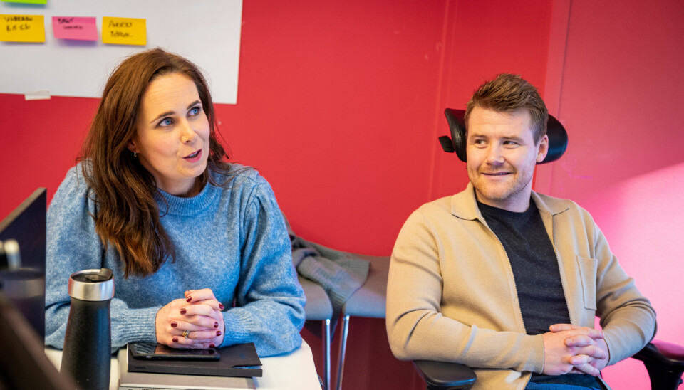 Ida Nysæter Rasch og Fredrik Solbu Jullumstrø kunne knapt tro at OL nå vender tilbake til NRK.