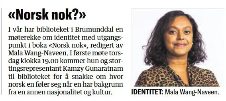 Slik ble foredraget presentert for første gang på trykk i HA.