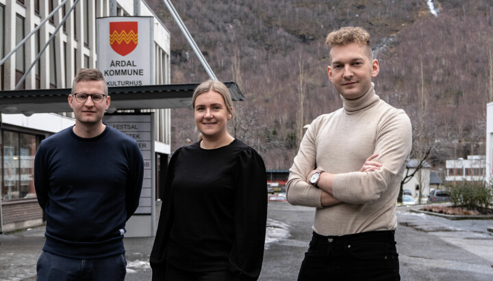 Styreleder Thomas Norheim Moen, daglig leder Kristine Haglund og ansvarlig redaktør Lasse Styve Andersen.