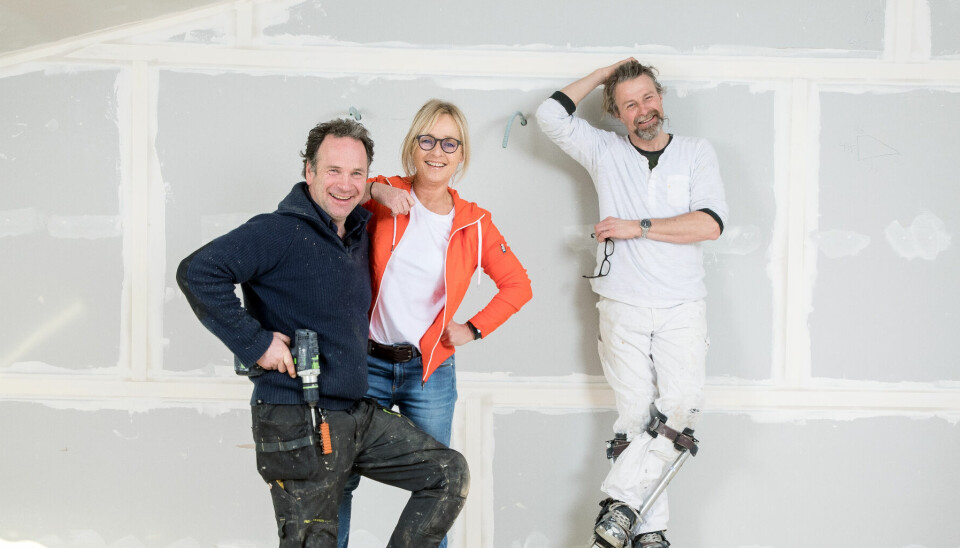 Produsenten av Tid for hjem, Pandora Film er historien. Her er Tid for hjem gjengen. Fra venstre: Andreas Nygaard, Kjersti Bergesen og Einar Nilsson.