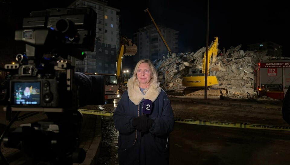 TV 2 Nyheter-journalist Elin Sørsdahl er på plass i Tyrkia. Bilde av TV 2 Nyheter-journalist Elin Sørsdahl er på plass i Tyrkia.