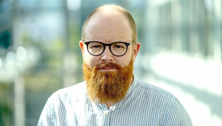 Bilde av Hans Cosson-Eide, som er ansatt som ny redaksjonsleder for den nye avdelingen for klima og teknologi i NRK Nyheter.