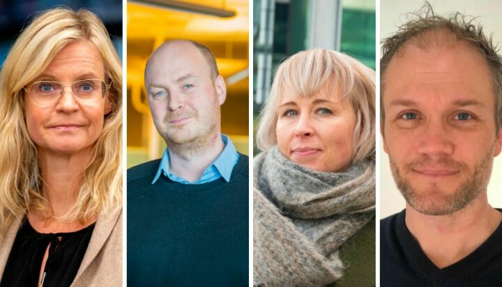 Karianne Solbrække i TV 2, Sivert Rossing i Trønder-Avisa, Karin Jegtvik i Nea Radio og Erlend Hansen Juvik i Andresseavisen