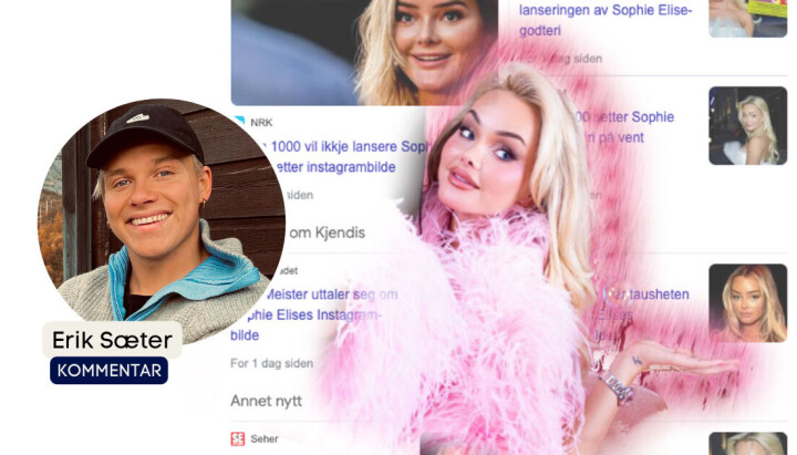 – Det er mildt sagt en spesiell type mediestorm vi står i, skriver Erik Sæter.
