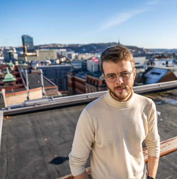 Kyrre Lien er på plass i Schibsted-bygget, men neste uke reiser han til Polen.