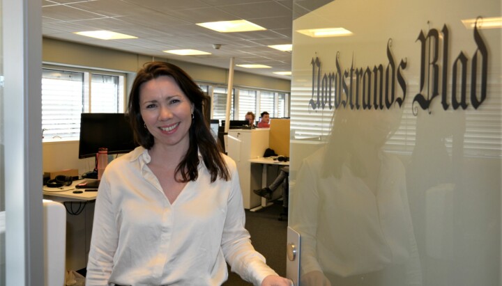 June Westerveld tok 1. mars over jobben som redaktør og daglig leder i Nordstrands Blad.