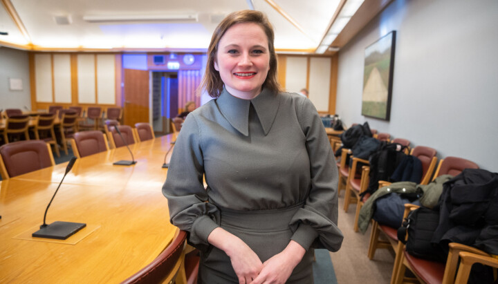 Bilde av Marie Melgård som nyvalgt leder for Presselosjen.