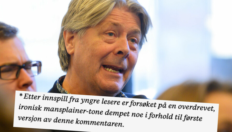 På bildet er politisk redaktør i Nettavisen, Erik Stephansen.