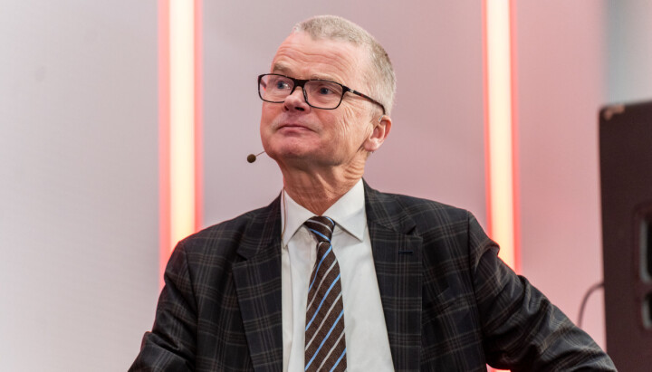 Politisk redaktør i Dagbladet, Lars Helle. Redaktør i Dagbladet, Lars Helle under Landsmøte i NJ på Gardermoen.