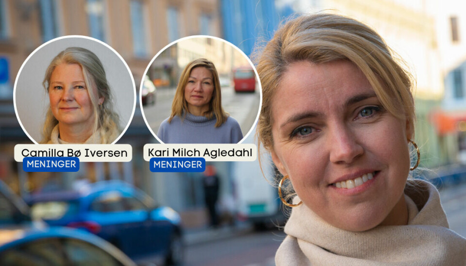 Avbildet: Komitéleder i NEM Kari Milch Agledahl, Sekretariatsleder i NEM Camilla Bø Iversen og sjefredaktør Alexandra Beverfjord i Dagbladet.