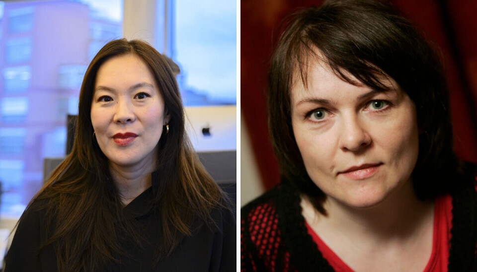 Morgenbladet-redaktør Sun Heidi Sæbø (til venstre) har bestemt seg for å legge ned spalten til Mette Hellenes (til høyre). Morgenbladet-redaktør Sun Heidi Sæbø (til venstre) har bestemt seg for å legge ned spalten til Mette Hellenes (til høyre).