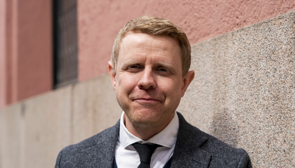 På bildet: Tidligere generalsekretær i Krf, Geir Morten Nilsen under KrFs landsmøte 2021.