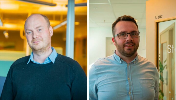 Sjefredaktør i Trønder-Avisa, Sivert Rossing, og sjefredaktør i Steinkjer24, Lorns Bjerkan Sjefredaktør i Trønder-Avisa, Sivert Rossing, og sjefredaktør i Steinkjer24, Lorns Bjerkan