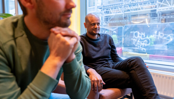 Daglig leder Lucas Weldeghebriel.