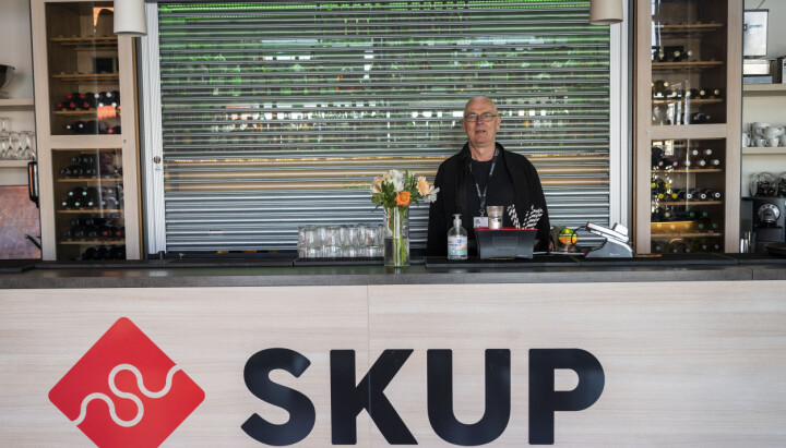 John Bones, daglig leder i for SKUP, er på plass i Tønsberg.