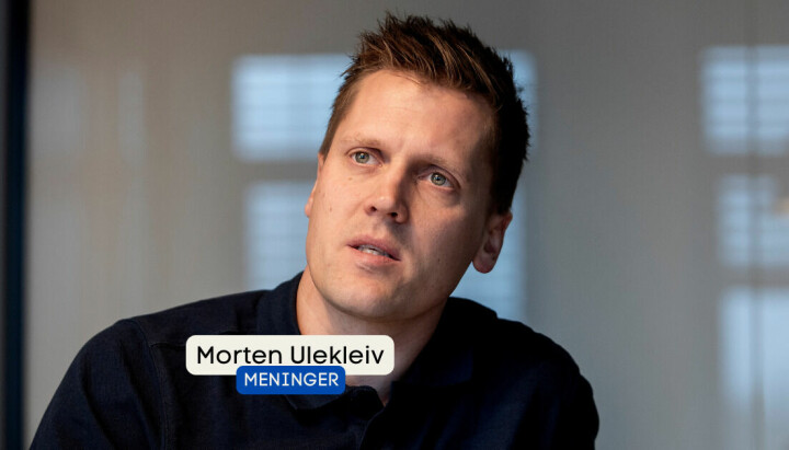 På bildet: Morten Ulekleiv, ansvarlig redaktør i Halden Arbeiderblad.
