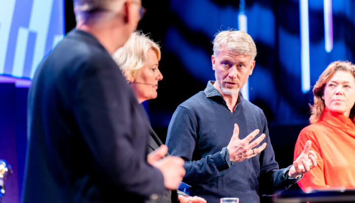 Olav T. Sandnes under toppmøtet på Nordiske Mediedager tidligere i år. Olav T. Sandnes under toppmøtet på Nordiske Mediedager tidligere i år.