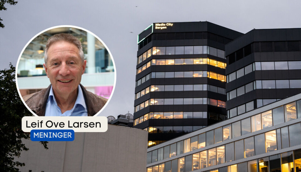– Bergen en mediemessig filialby. Må det være slik? Nei, mener jeg. Men det forutsetter mediepolitisk handlekraft, skriver Leif Ove Larsen – Bergen en mediemessig filialby. Må det være slik? Nei, mener jeg. Men det forutsetter mediepolitisk handlekraft, skriver Leif Ove Larsen