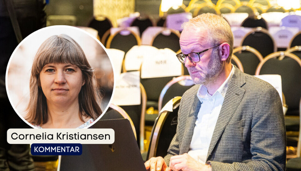 Et av få bilder vi har av Journalisten-redaktør Roger Aarli-Grøndalen (det tar jeg selvkritkk for). Roger Aarli-Grøndalen er redaktør i Journalisten