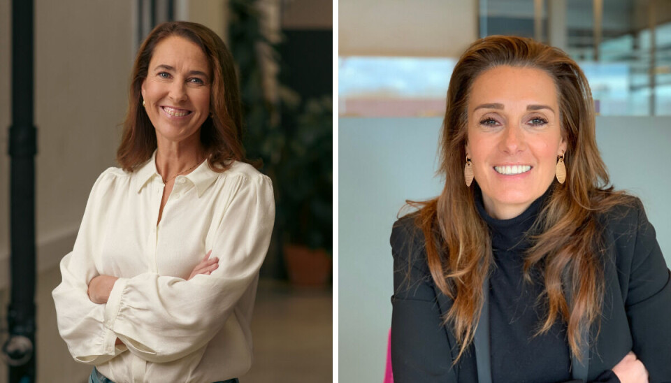Ingvild Daae (til venstre) blir sjef for det nye selskapet. Georgette Schlick, CEO for Fremantle Nord-Europa, er avbildet til høyre. Ingvild Daae, CEO i Monster og Georgette Schlick, CEO Fremantle Nord Europa