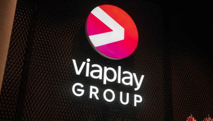 Viaplay Group på Hasle, logo